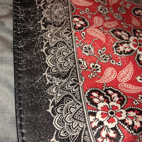 Alexander McQueen Floral Bandana Calfskin Hobo Bag - Picture 2 of 5